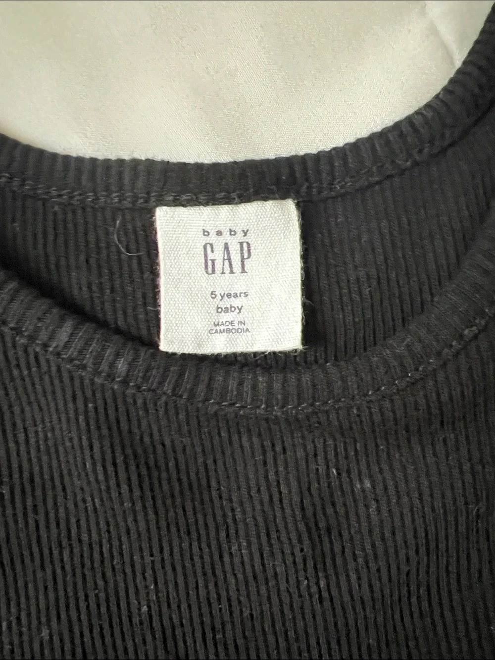 GAP Black 5T Long-Sleeve Tulle Dot Party Dress
